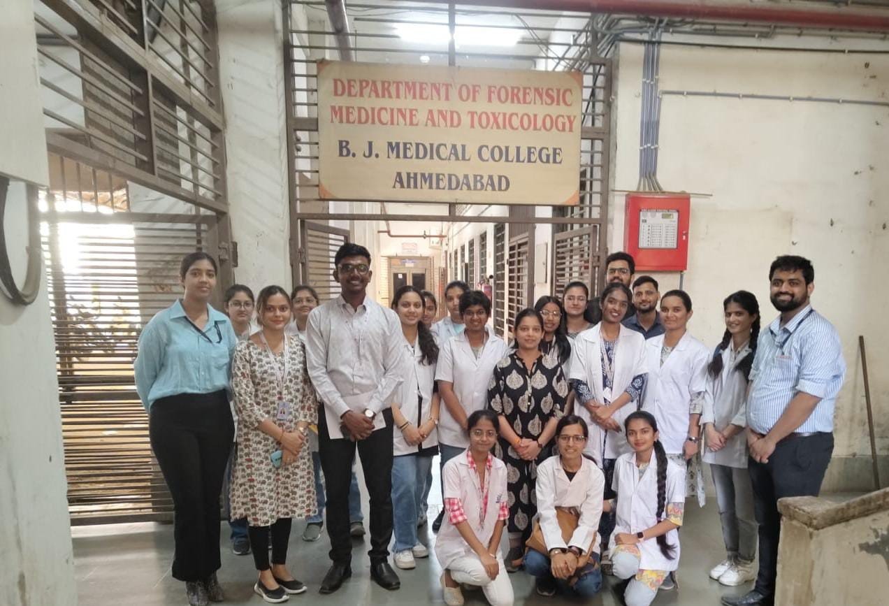 B. J. Medical College for Postmortem and Legal Procedures Observation Visit on – 23th March 2024