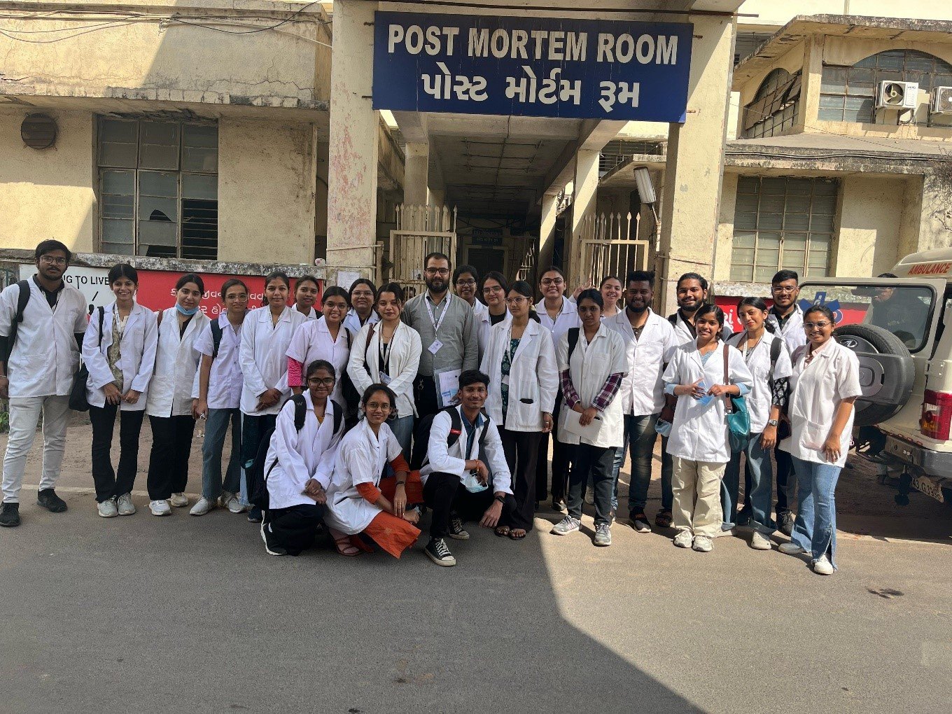 B.J. MEDICAL COLLEGE, AHMEDABAD FOR POST-MORTEM AUTOPSY VISIT On 19th February 2025